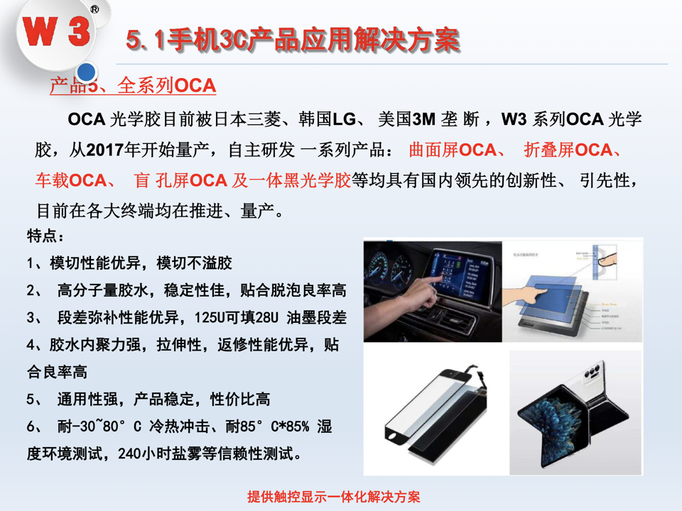 全系列OCA光学胶